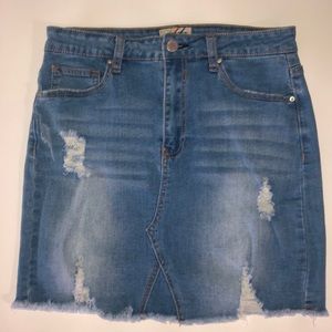 Denim skirt